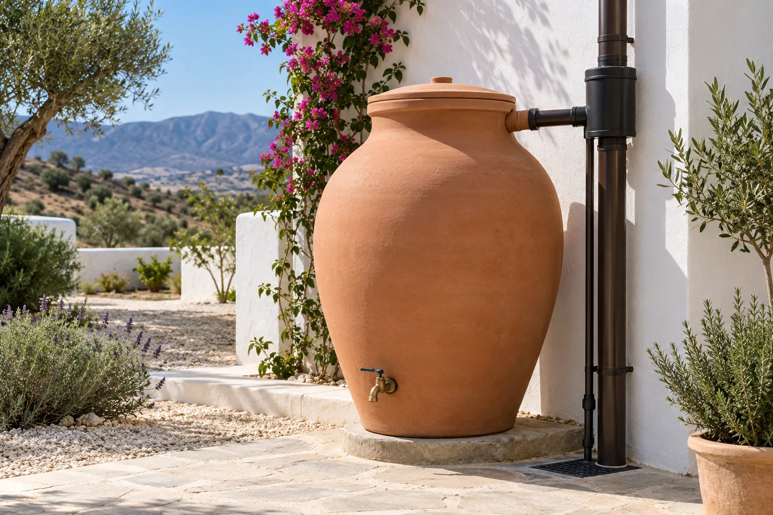Depósitos de agua pluvial en Almería